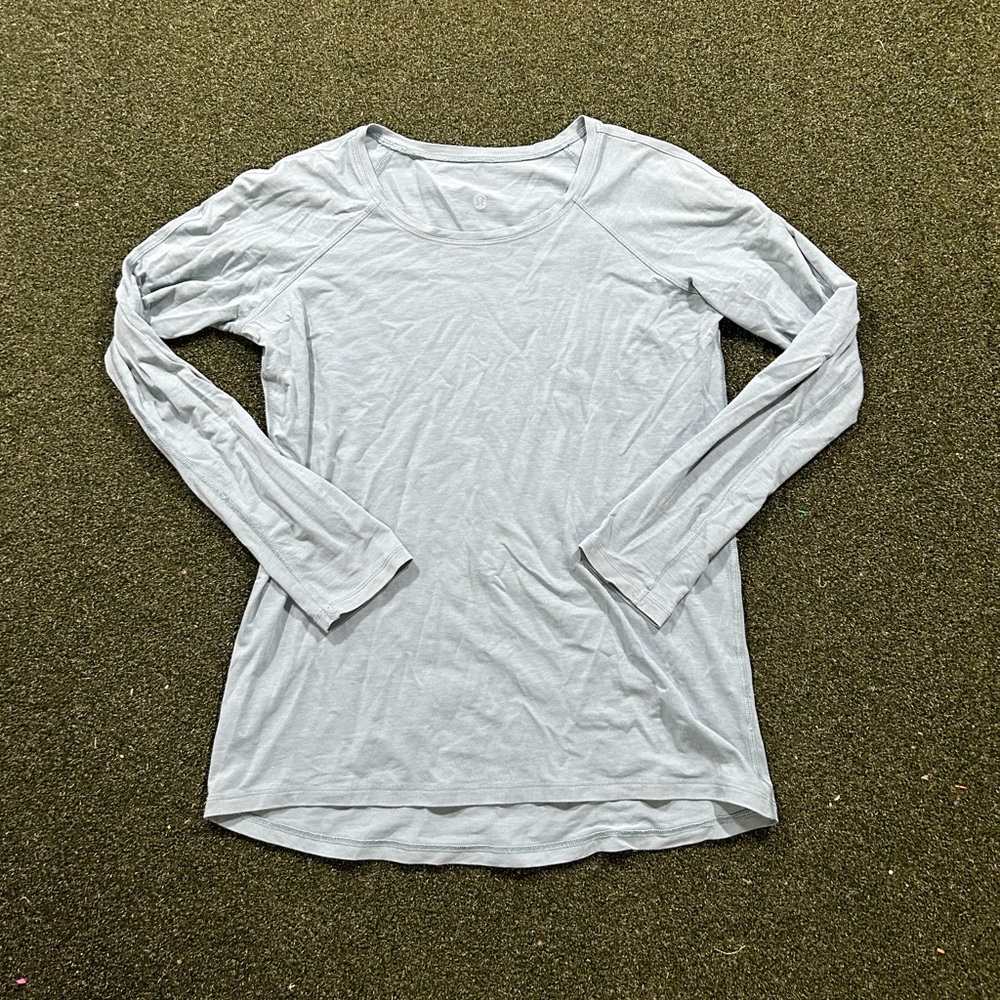 Lululemon baby blue long sleeve tee